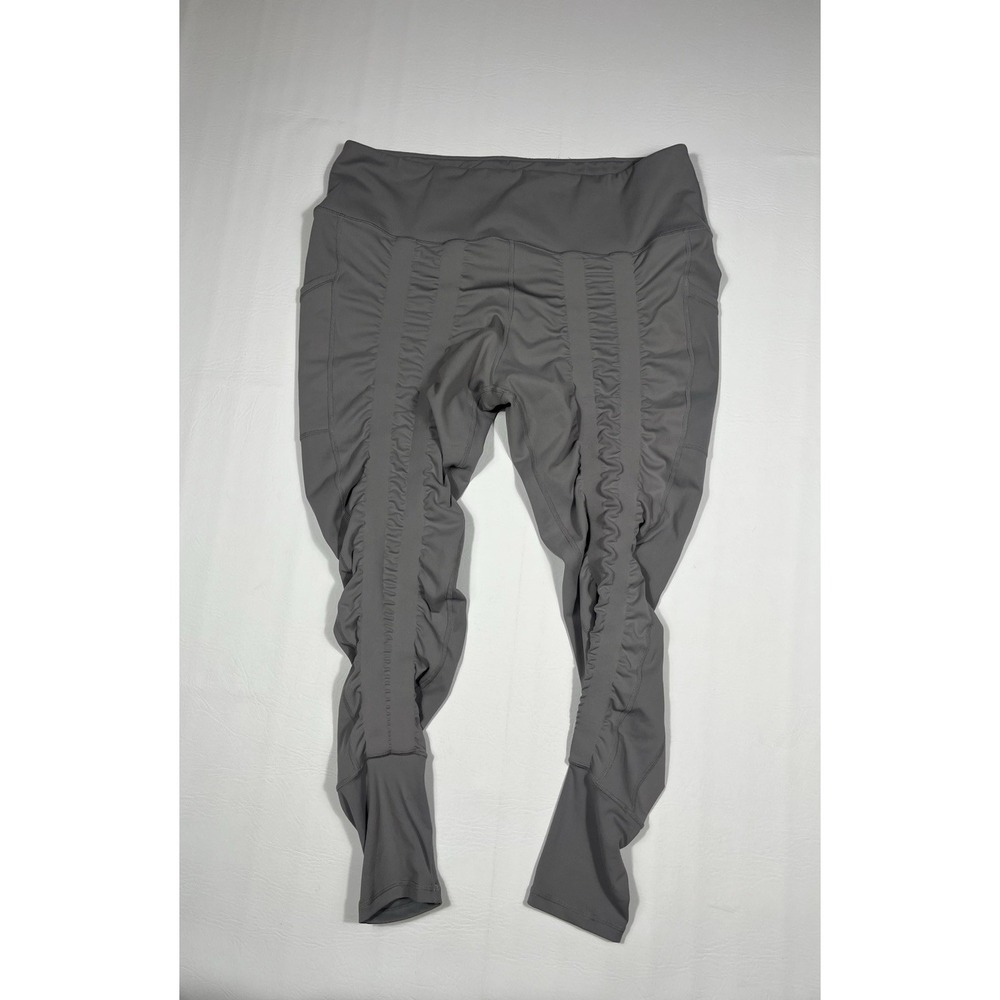 Sweetflexx Resistance Leggings Womens 16 Gray Compression 4 Bands